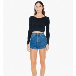 American Apparel Jean Shorts